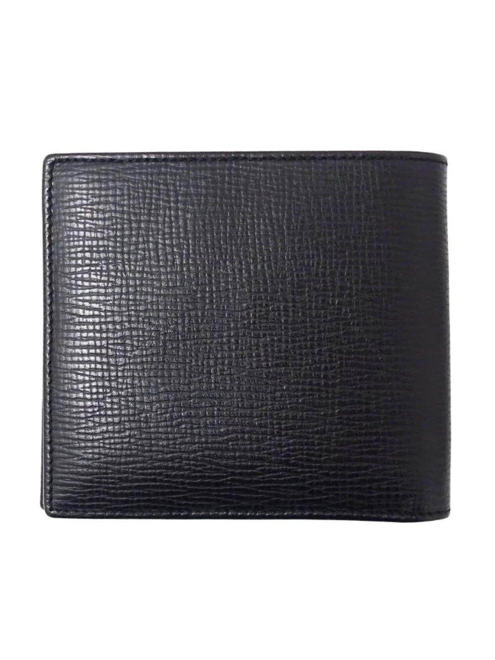 Loewe Wallet Bifold Leather Black Mini Small